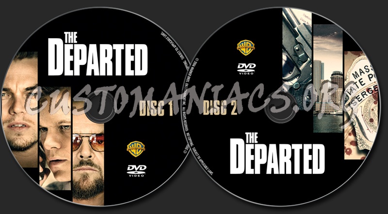 The Departed dvd label