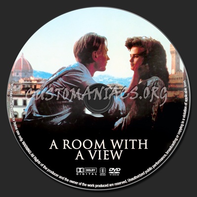 A Room With A View dvd label