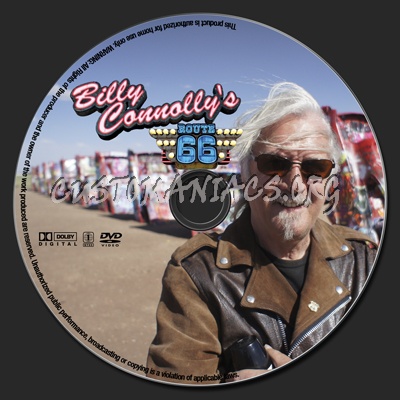 Billy Connolly's Route 66 dvd label