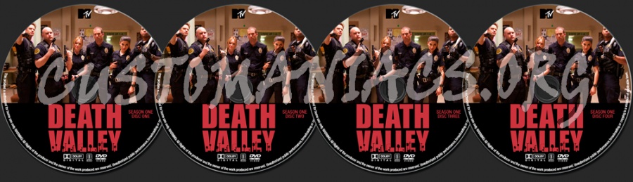 Death Valley Season 1 dvd label