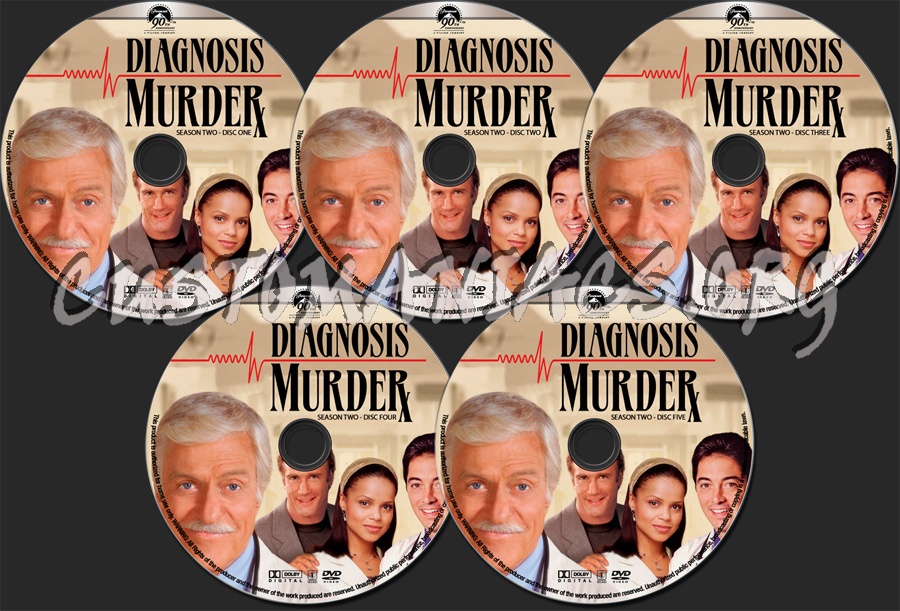 Diagnosis Murder Season 2 dvd label