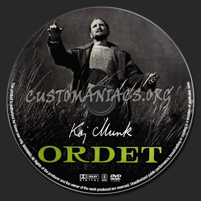 Ordet dvd label