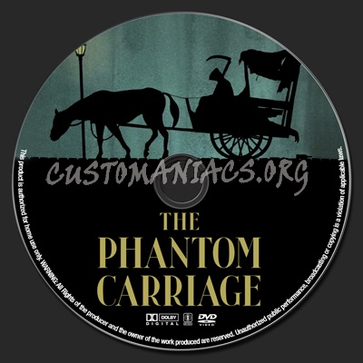 The Phantom Carriage dvd label