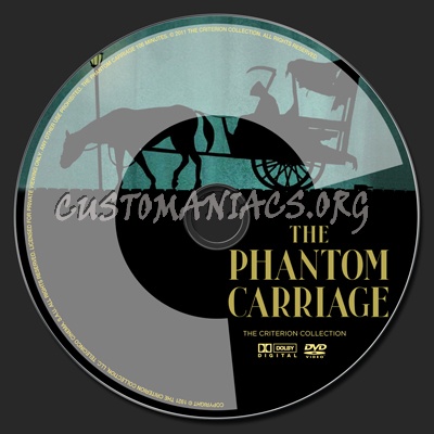 579 The Phantom Carriage dvd label