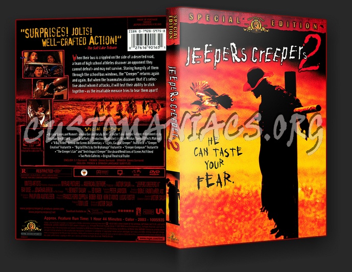 Jeepers Creepers 2 dvd cover
