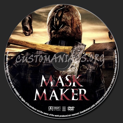 Mask Maker dvd label