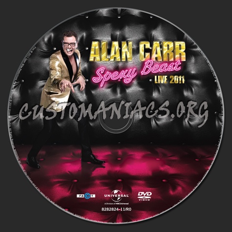 Alan Carr Spexy Beast dvd label