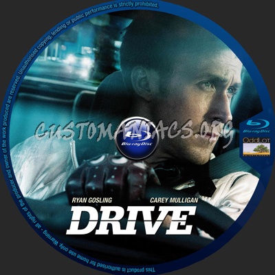 Drive (2011) blu-ray label