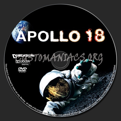 Apollo 18 dvd label