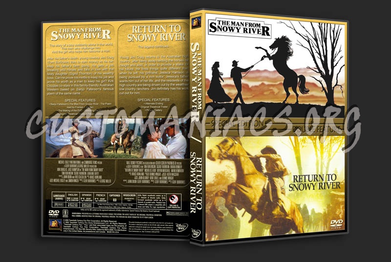 The Man from Snowy River / Return to Snowy River Double dvd cover