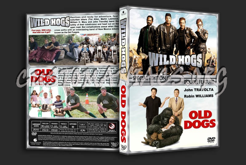 Wild Hogs / Old Dogs Double Feature dvd cover