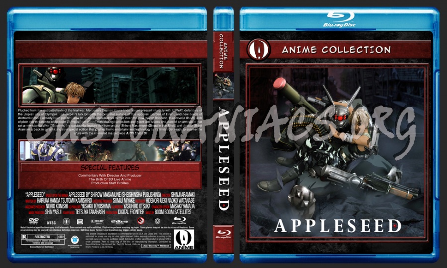 Anime Collection Appleseed blu-ray cover