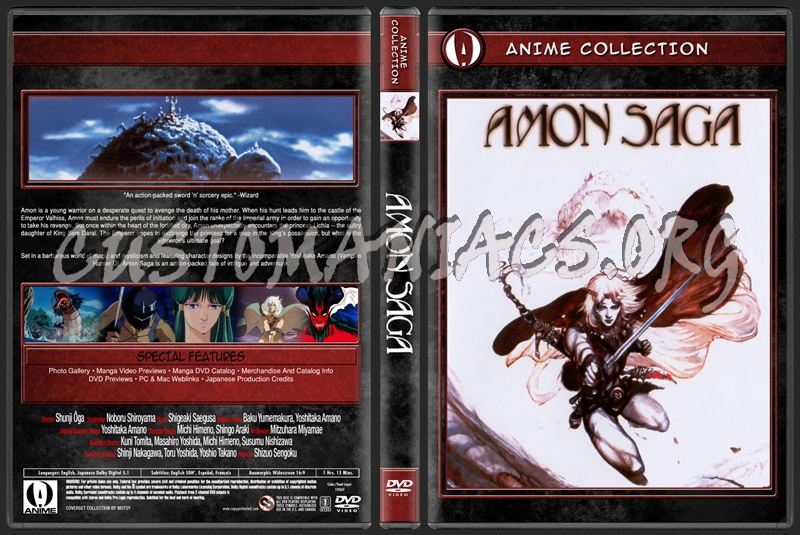 Anime Collection Amon Saga dvd cover