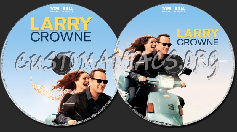 Larry Crowne dvd label