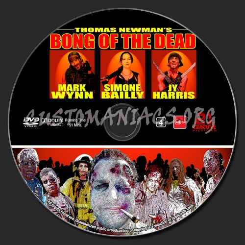 Bong of the Dead dvd label
