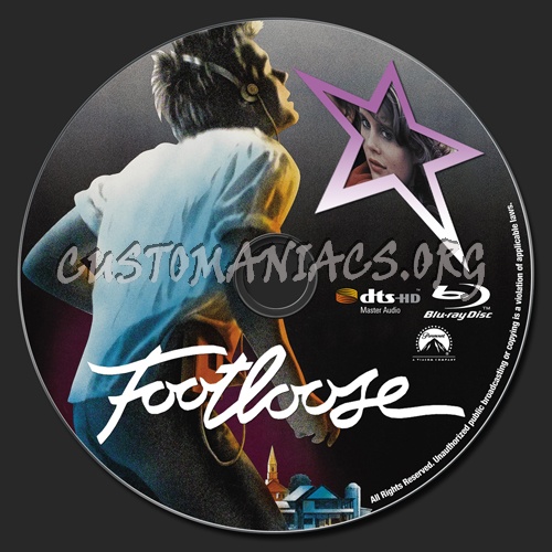 Footloose (1984) blu-ray label