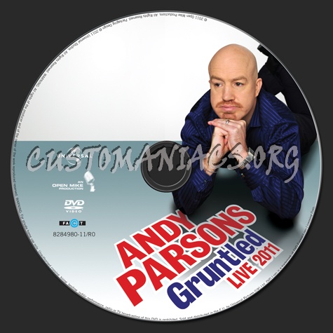 Andy Parsons Gruntled Live 2011 dvd label