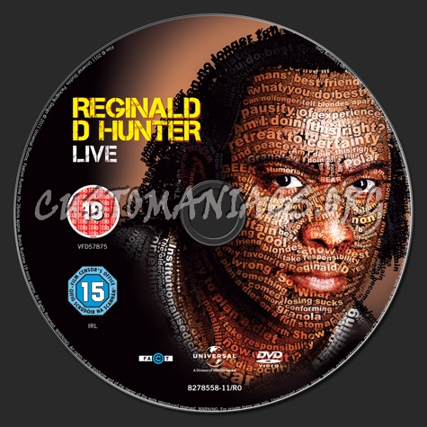 Reginald D Hunter live dvd label