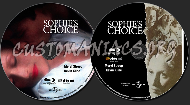 Sophie's Choice blu-ray label