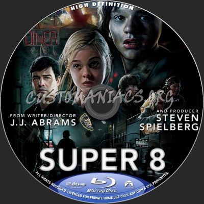 Super 8 blu-ray label