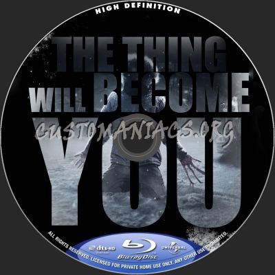 The Thing : 2011 blu-ray label