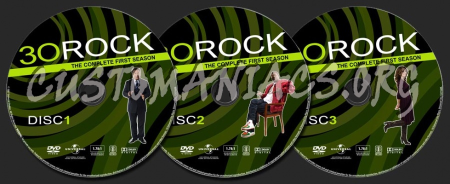 30 Rock - S1 dvd label