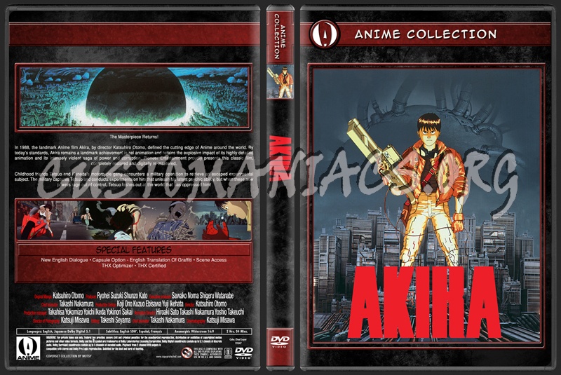Anime Collection Akira dvd cover