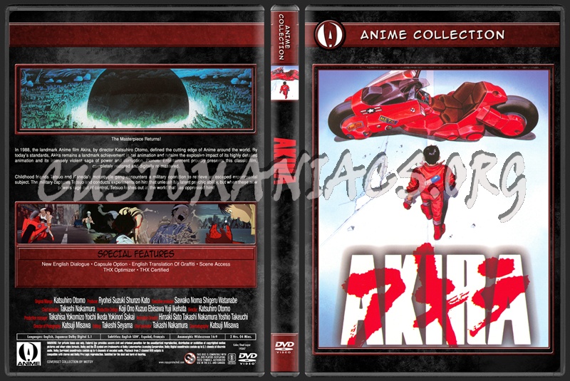 Anime Collection Akira dvd cover