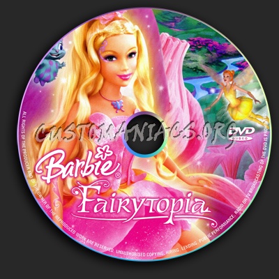 Barbie Fairytopia dvd label