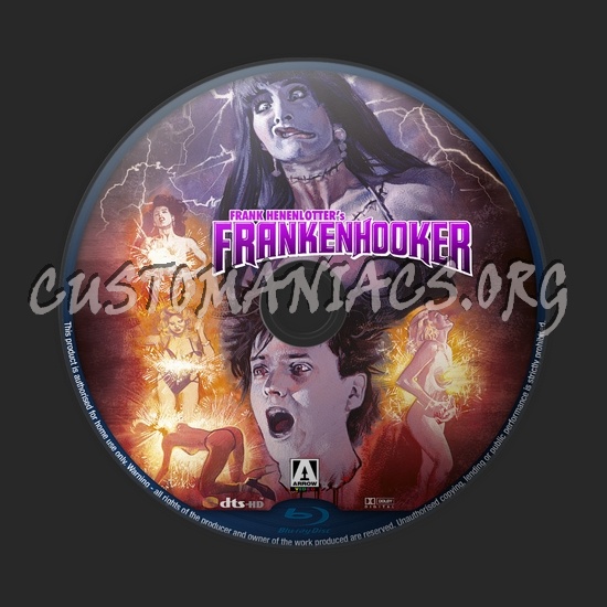 Frankenhooker blu-ray label