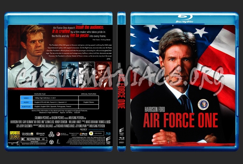 Air Force One blu-ray cover