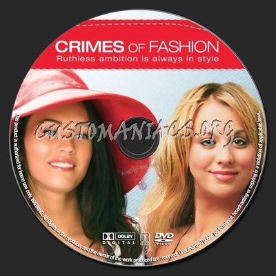 Crimes Of Fashion dvd label