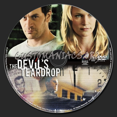 The Devil's Teardrop dvd label