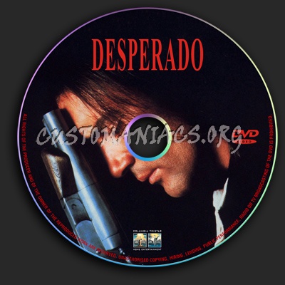 Desperado dvd label