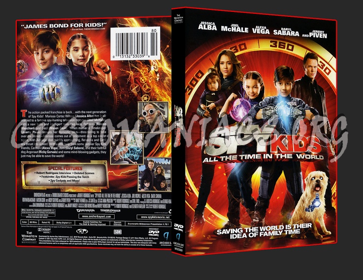 Spy Kids All The Time In The World dvd cover