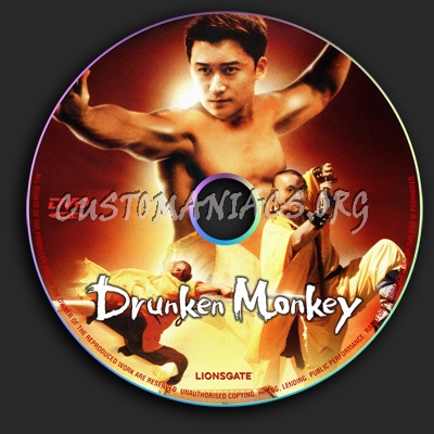 Drunken Monkey dvd label