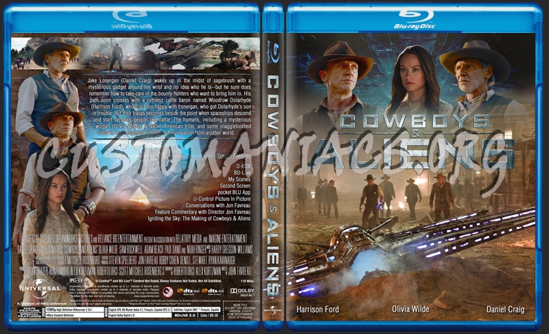 Cowboys and Aliens blu-ray cover