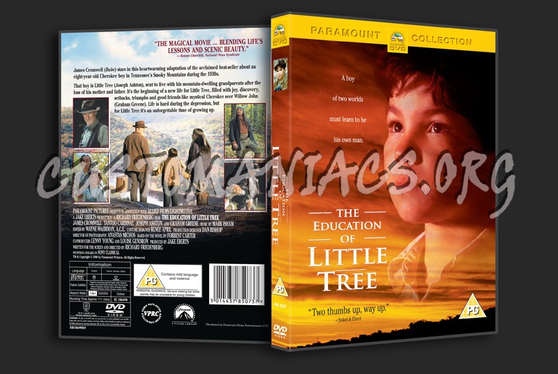 The Education of Little Tree dvd cover