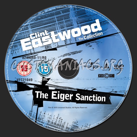 The Eiger Sanction dvd label