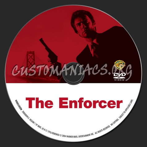 The Enforcer dvd label