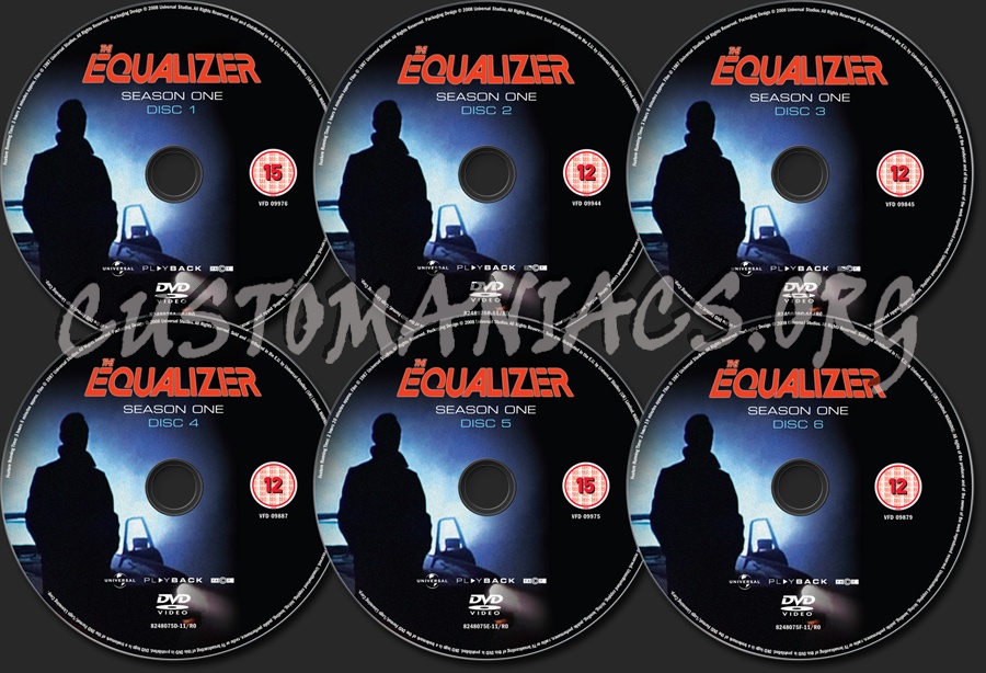 The Equalizer Season 1 dvd label
