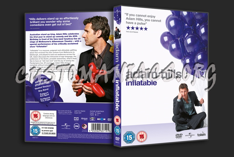 Adam Hills Inflatable dvd cover