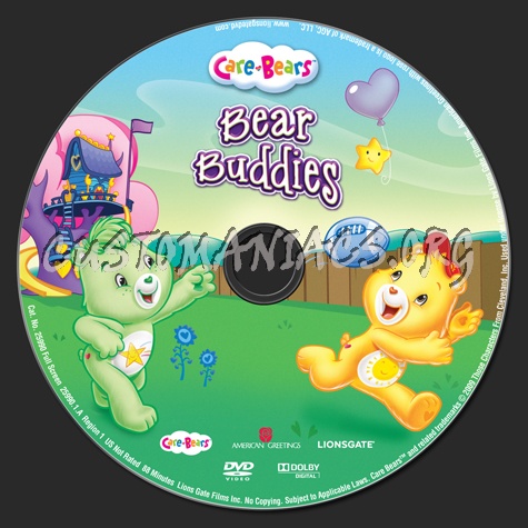 Care Bears Bear Buddies dvd label