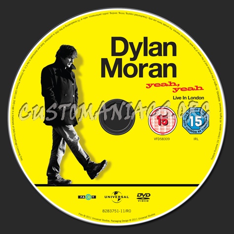 Dylan Moran Yeah Yeah dvd label