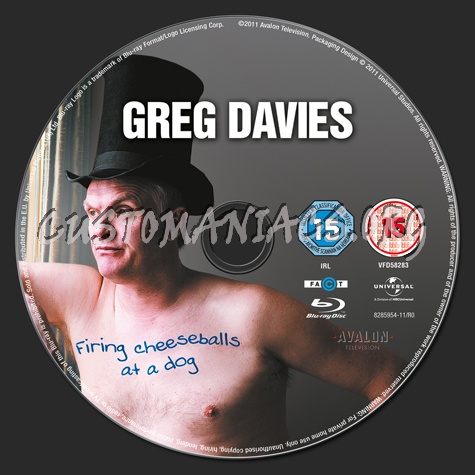 Greg Davies Firing Cheeseballs at a Dog blu-ray label