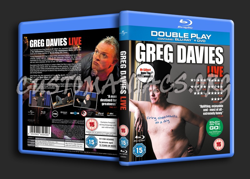 Greg Davies Firing Cheeseballs at a Dog blu-ray cover