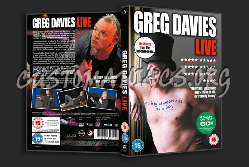 Greg Davies Firing Cheeseballs at a Dog dvd cover