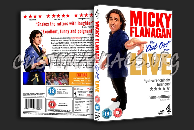 Micky Flanagan Live:  The Out Out Tour dvd cover