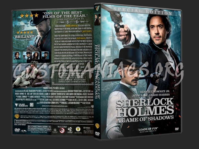 Sherlock Holmes: A Game of Shadows (2011) dvd cover