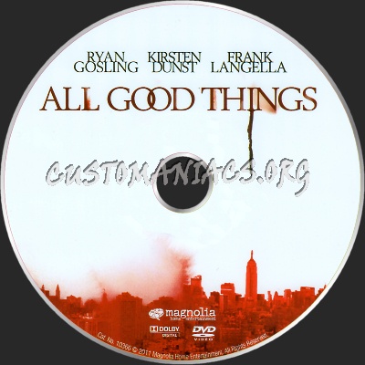 All Good Things dvd label
